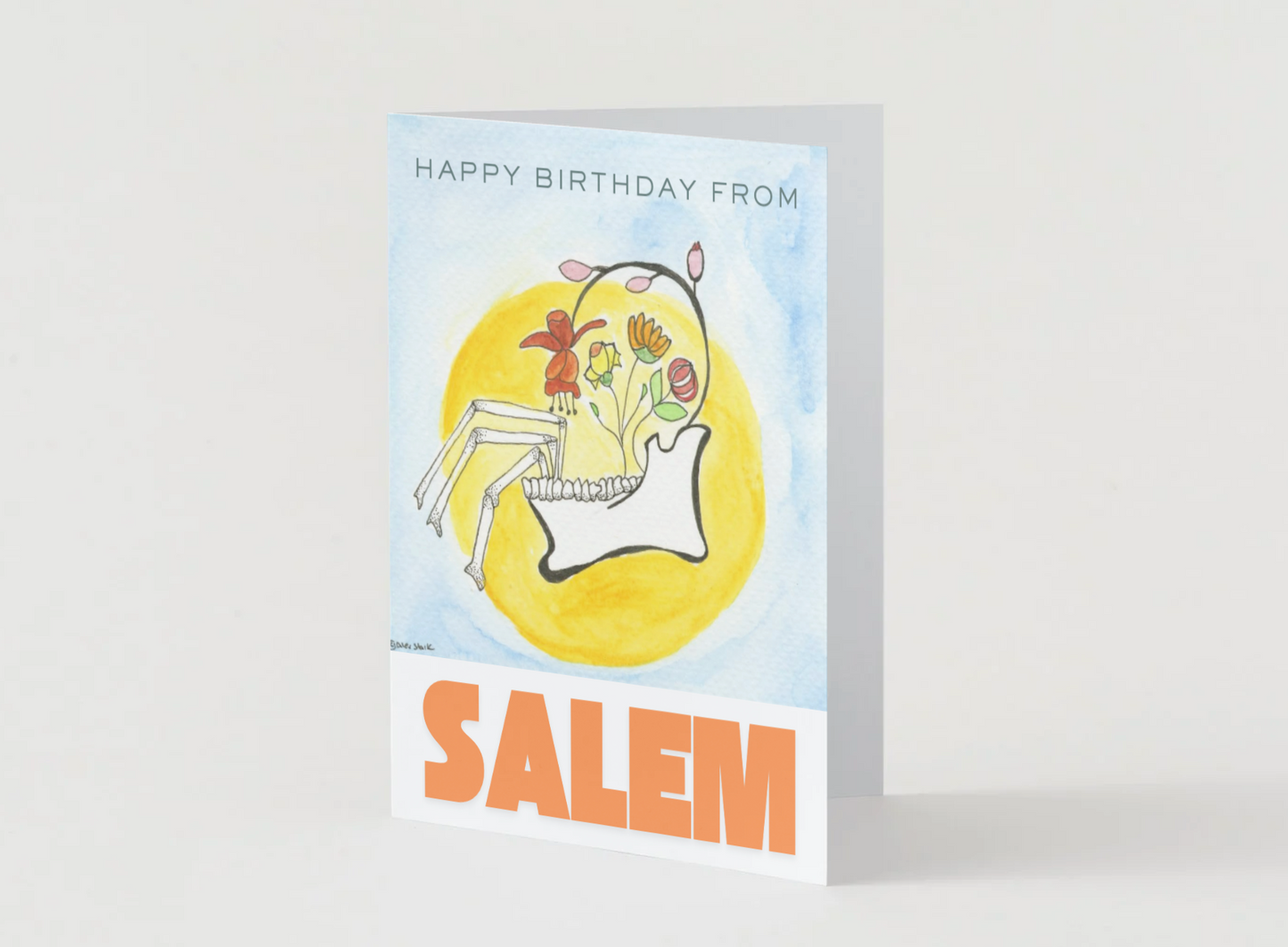 Happy Birthday From Salem Card