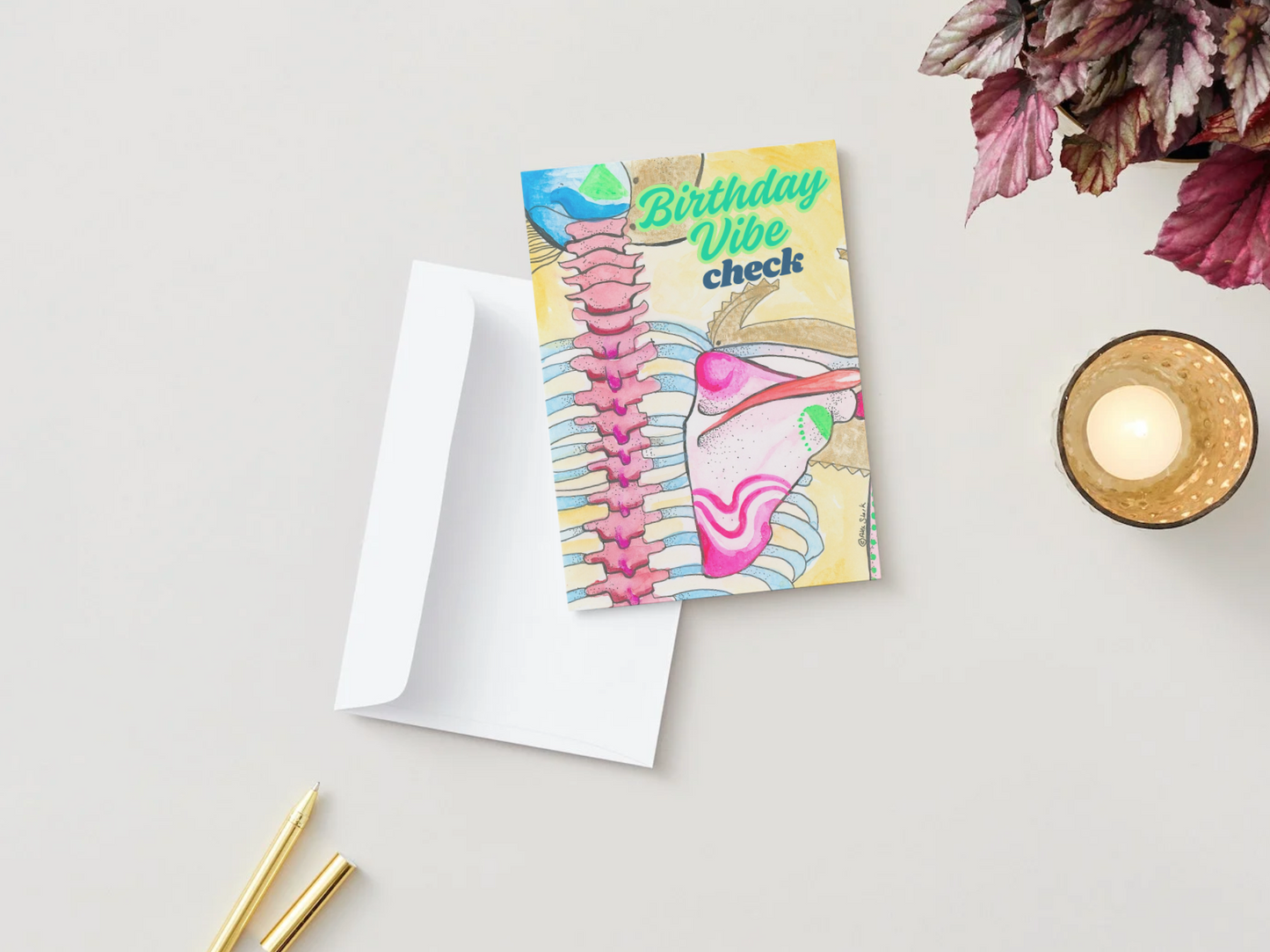Birthday Vibe Check Card