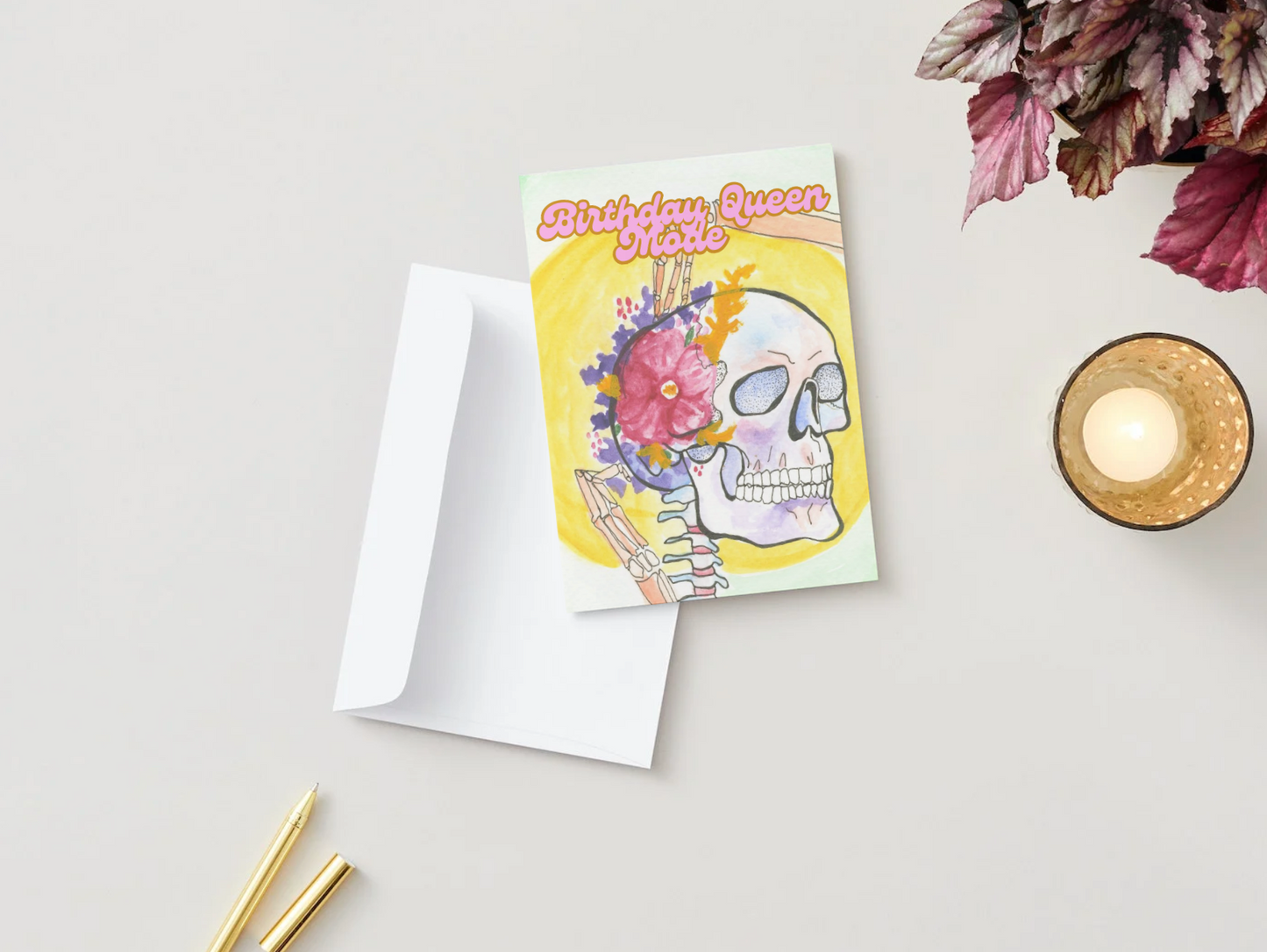 Birthday Queen Mode Card