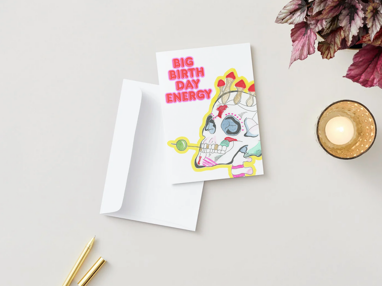 Big Birthday Energy Card