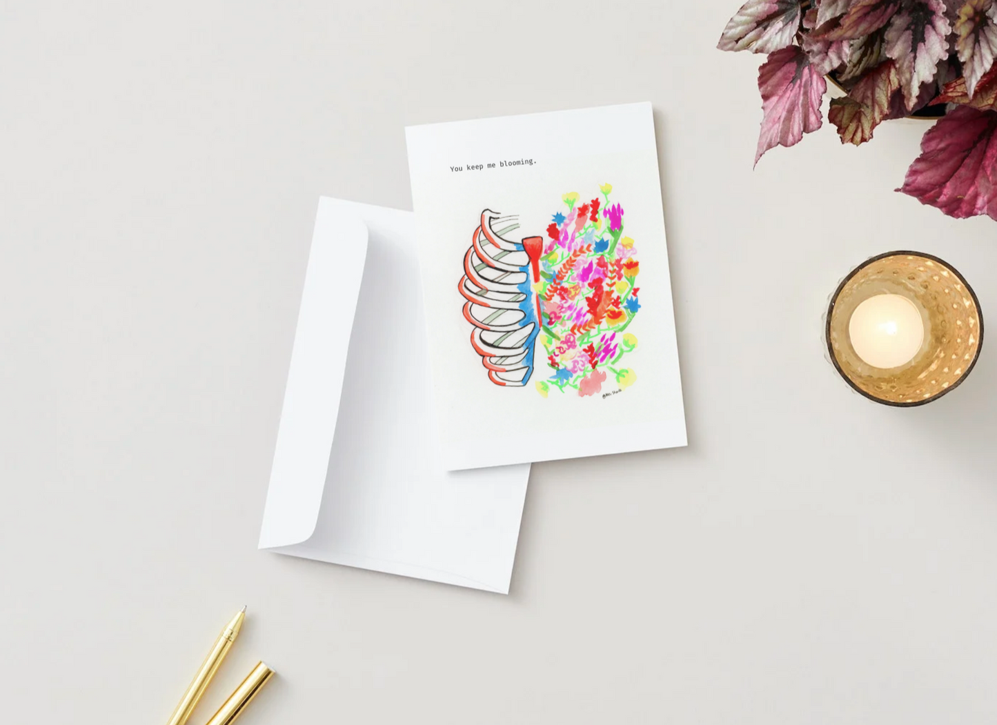 Blooming Card
