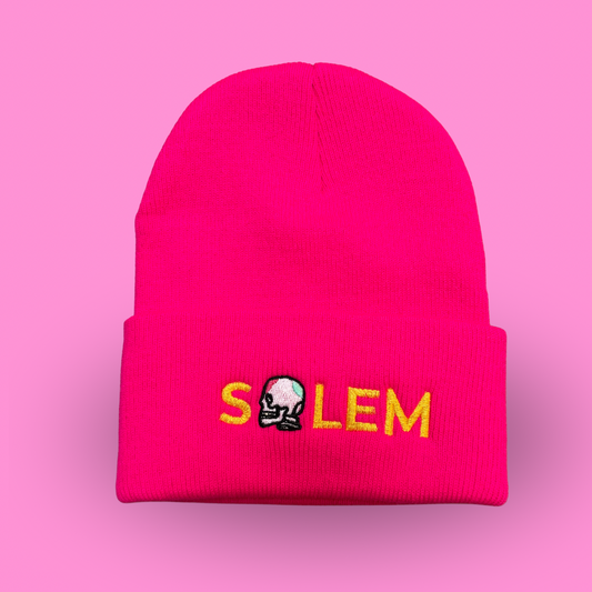 Salem Beanie Hat-Pink