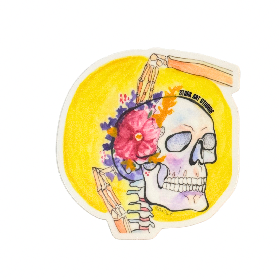 Flowers in Her Hair Sticker