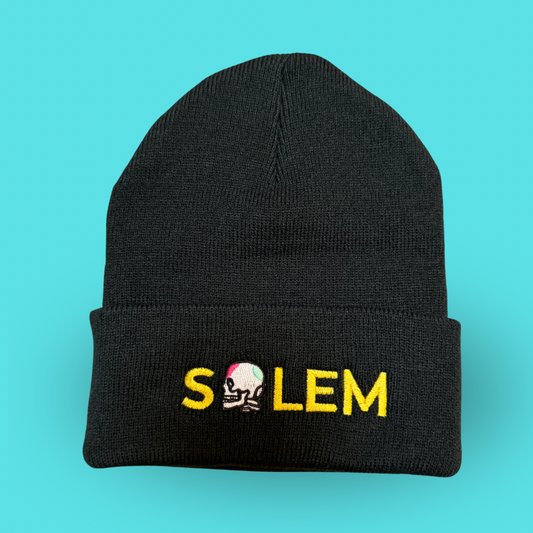 Salem Beanie Hat-Black