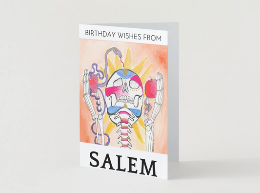 Birthday Wishes from Salem 2 Card
