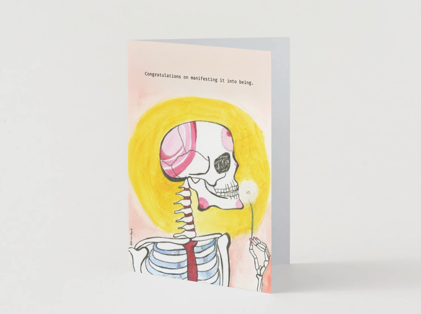 Congratulations on Manifesting Card