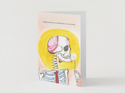 Congratulations on Manifesting Card